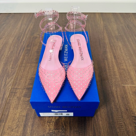 Stuart Weitzman Glam Wrap Flats - Picture 3 of 12